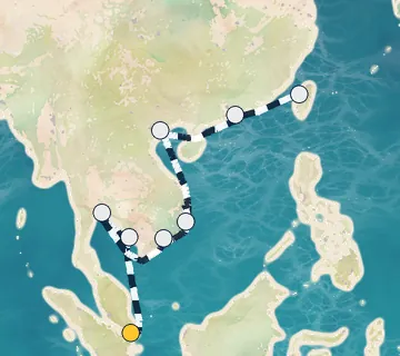 13 Night Singapore to Taichung cruise