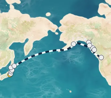 20 Night Tokyo to Vancouver cruise