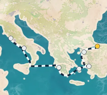 7 Night Istanbul to Rome cruise