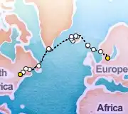 24 Night Copenhagen to Montreal cruise