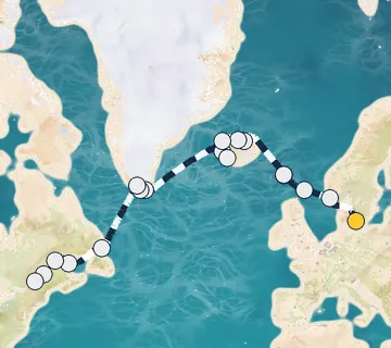 24 Night Copenhagen to Montreal cruise