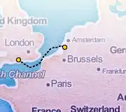 1 Night Rotterdam to London cruise