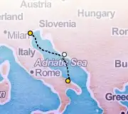 2 Night Bari to Venice cruise