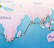93 Night Sydney to Barcelona cruise
