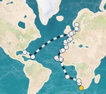 54 Night Cape Town to Fort Lauderdale cruise