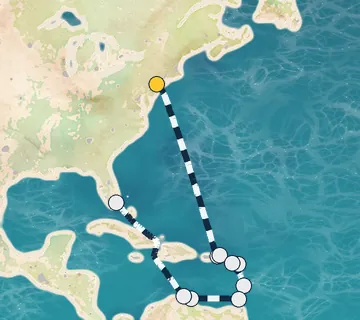 14 Night New York to Miami cruise