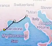 4 Night Barcelona to Barcelona cruise