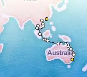 34 Night Hong Kong to Sydney cruise