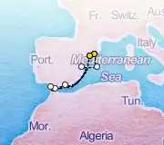 7 Night Barcelona to Taranto cruise