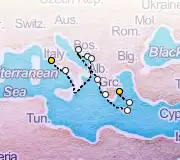 10 Night Athens to Rome cruise