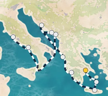 10 Night Athens to Rome cruise