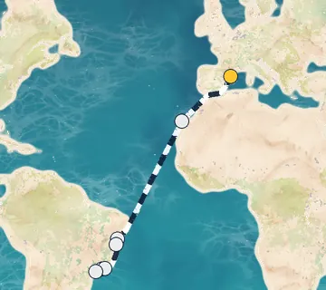 14 Night Barcelona to Sao Paolo cruise