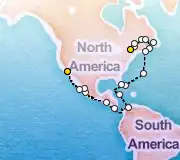 32 Night Montreal to Los Angeles cruise