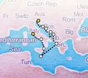 10 Night Rome to Trieste cruise