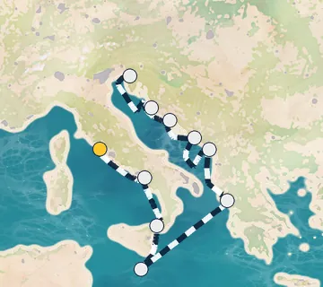 10 Night Rome to Trieste cruise