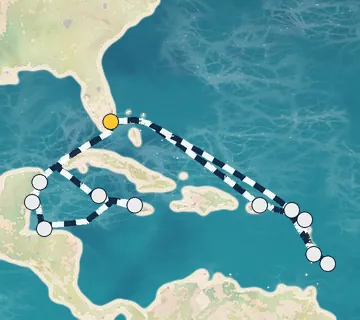 21 Night Miami to Miami cruise