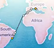 18 Night Rio to Rome cruise