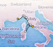 9 Night Nice to Rome cruise