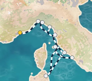 9 Night Nice to Rome cruise