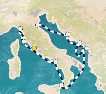10 Night Rome to Ravenna cruise