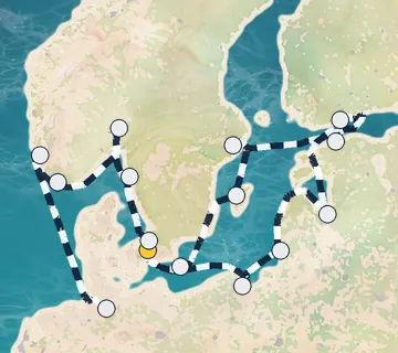 19 Night Copenhagen to Hamburg cruise