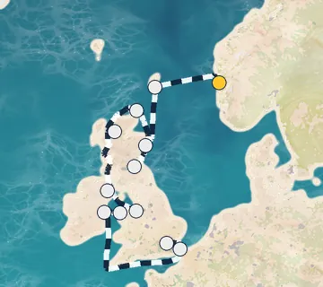 14 Night Bergen to Greenwich cruise