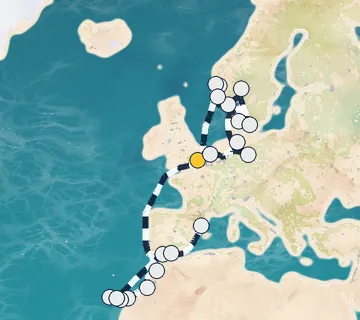 30 Night London to Barcelona cruise