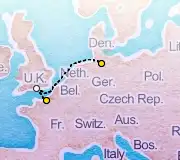 3 Night Hamburg to Paris cruise