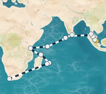 32 Night Singapore to Cape Town cruise