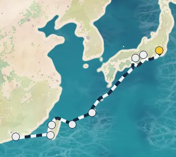 10 Night Tokyo to Hong Kong cruise