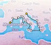 20 Night Barcelona to Venice cruise