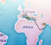 25 Night Taormina to Dubai cruise