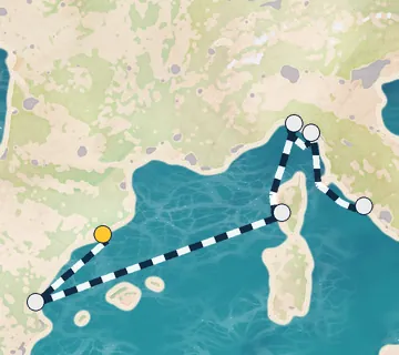 7 Night Barcelona to Rome cruise