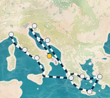 11 Night Bari to Rome cruise