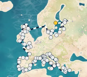 80 Night Stockholm to Athens cruise