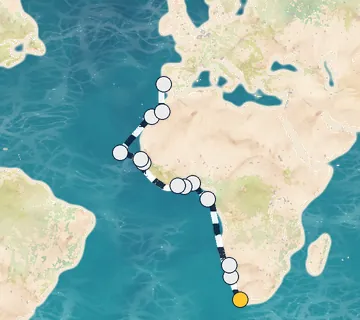 24 Night Cape Town to Lisbon cruise