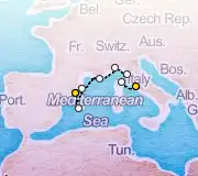 7 Night Rome to Barcelona cruise