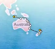 26 Night Auckland to Benoa cruise