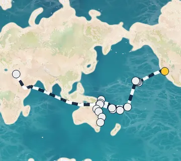 36 Night Los Angeles to Sydney, Australia cruise