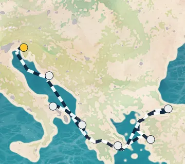 8 Night Trieste to Bari cruise