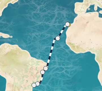 13 Night Las Palmas to Sao Paolo cruise
