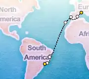 16 Night Marseille to Sao Paolo cruise