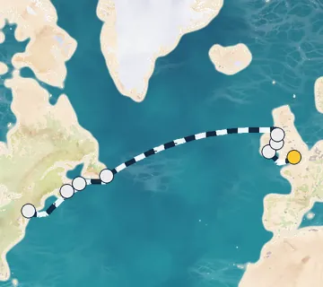 14 Night London to New York cruise