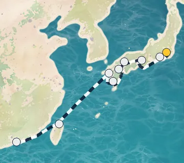 14 Night Tokyo to Hong Kong cruise