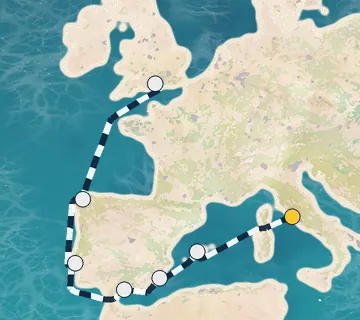 11 Night Rome to London cruise