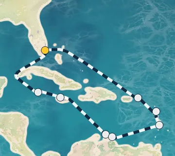 13 Night Miami to Miami cruise