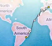 21 Night Savona to Sao Paolo cruise
