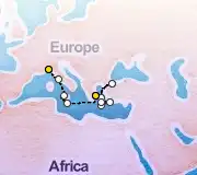12 Night Athens to Savona cruise