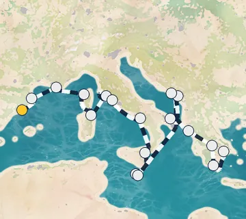 21 Night Barcelona to Athens cruise