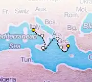 7 Night Athens to Rome cruise
